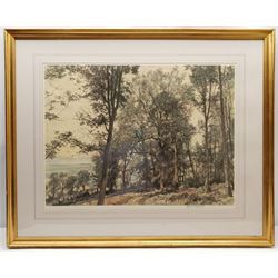 James McIntosh Patrick (Scottish 1907-1998): The Silvery Tay, colour print signed in pencil with Fine Art Trade Guild blindstamp 53cm x 70cm