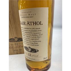 Blair Athol Aged 12 Years Single Malt Scotch Whisky 70cl, 43%, in wood box
