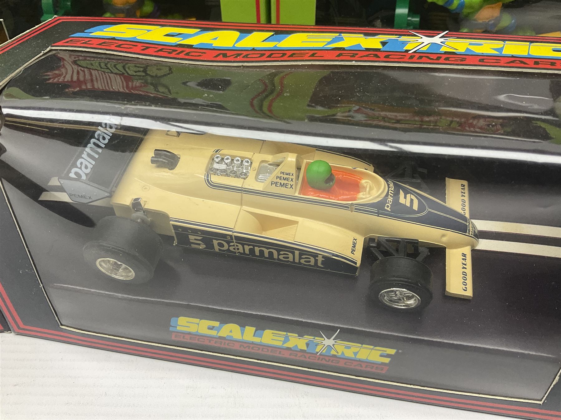 Scalextric - eight Hornby Teenage Mutant Ninja Turtles slot cars, nos.C130, C131, C132, C134, C338, C339, C421 & C422; and two further Scalextric slot cars, C465 Batmobile and C139 Parmalat Brabham; all boxed (10)