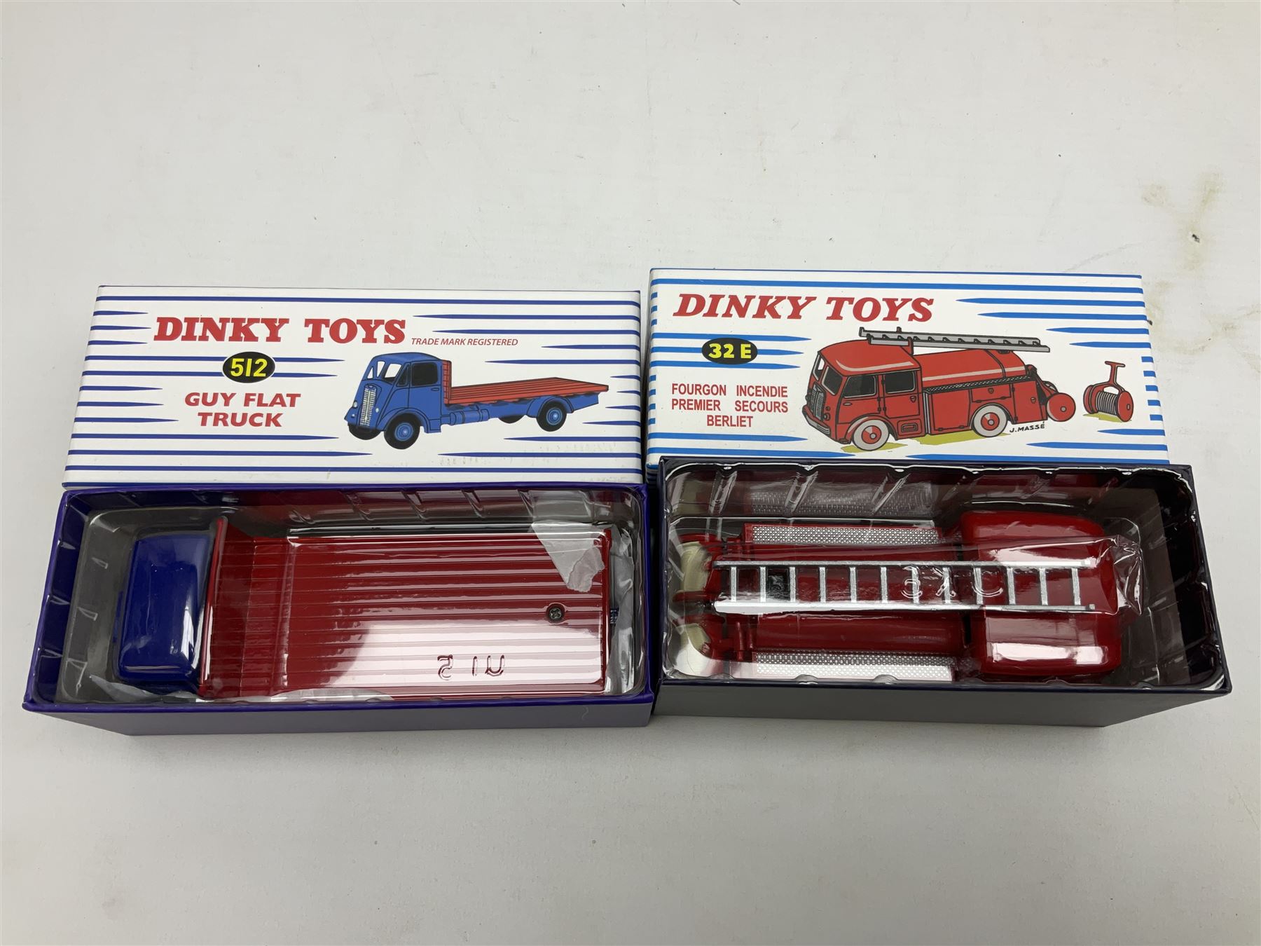 Nine Atlas Dinky diecast models including, Guy Van "Heinz" no. 920