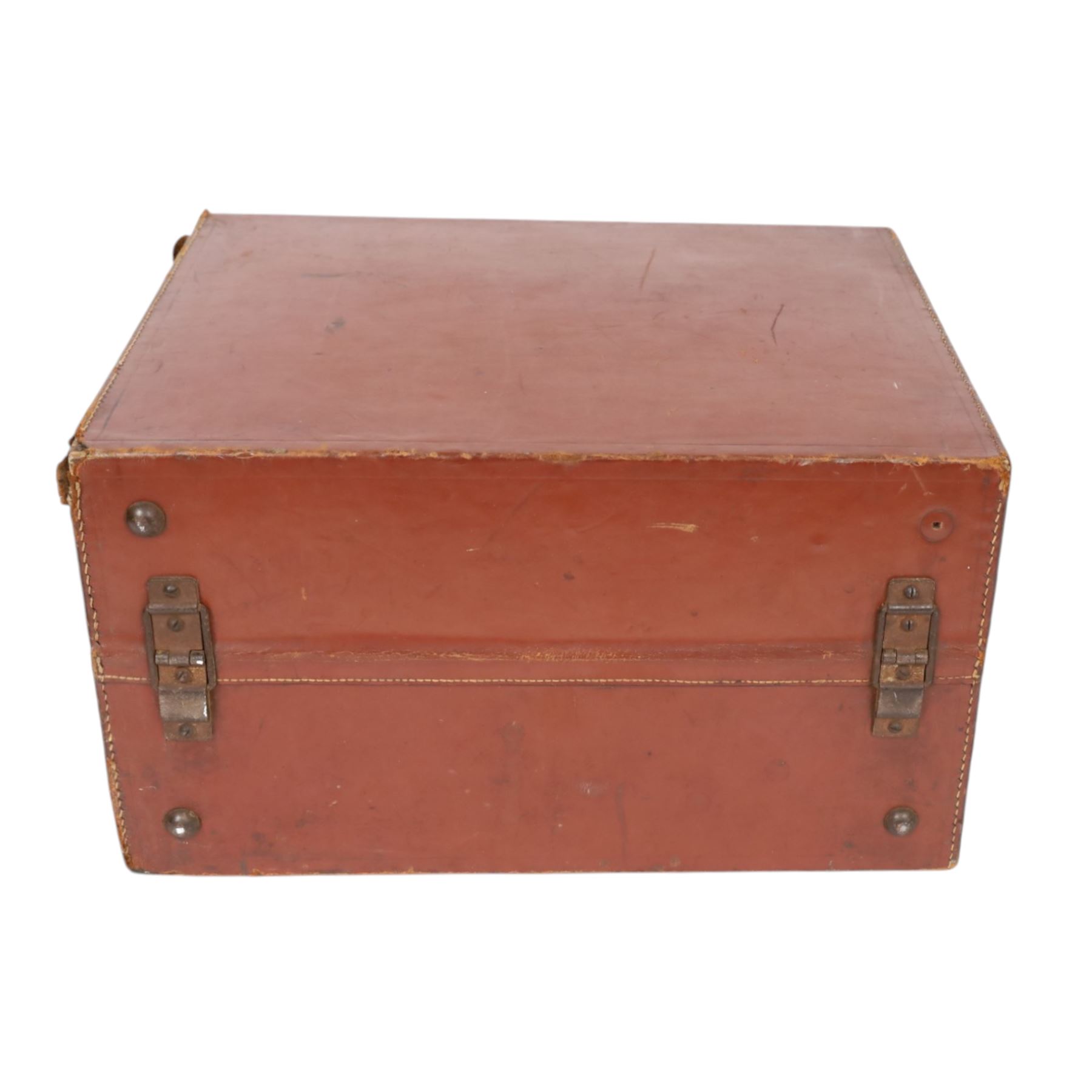 Aldis projector and a collection of local interest slides, formerly belonging to Captain Denis Cooper the Entertainments Manager Whitby for 21 years, contained within a leather carry case 