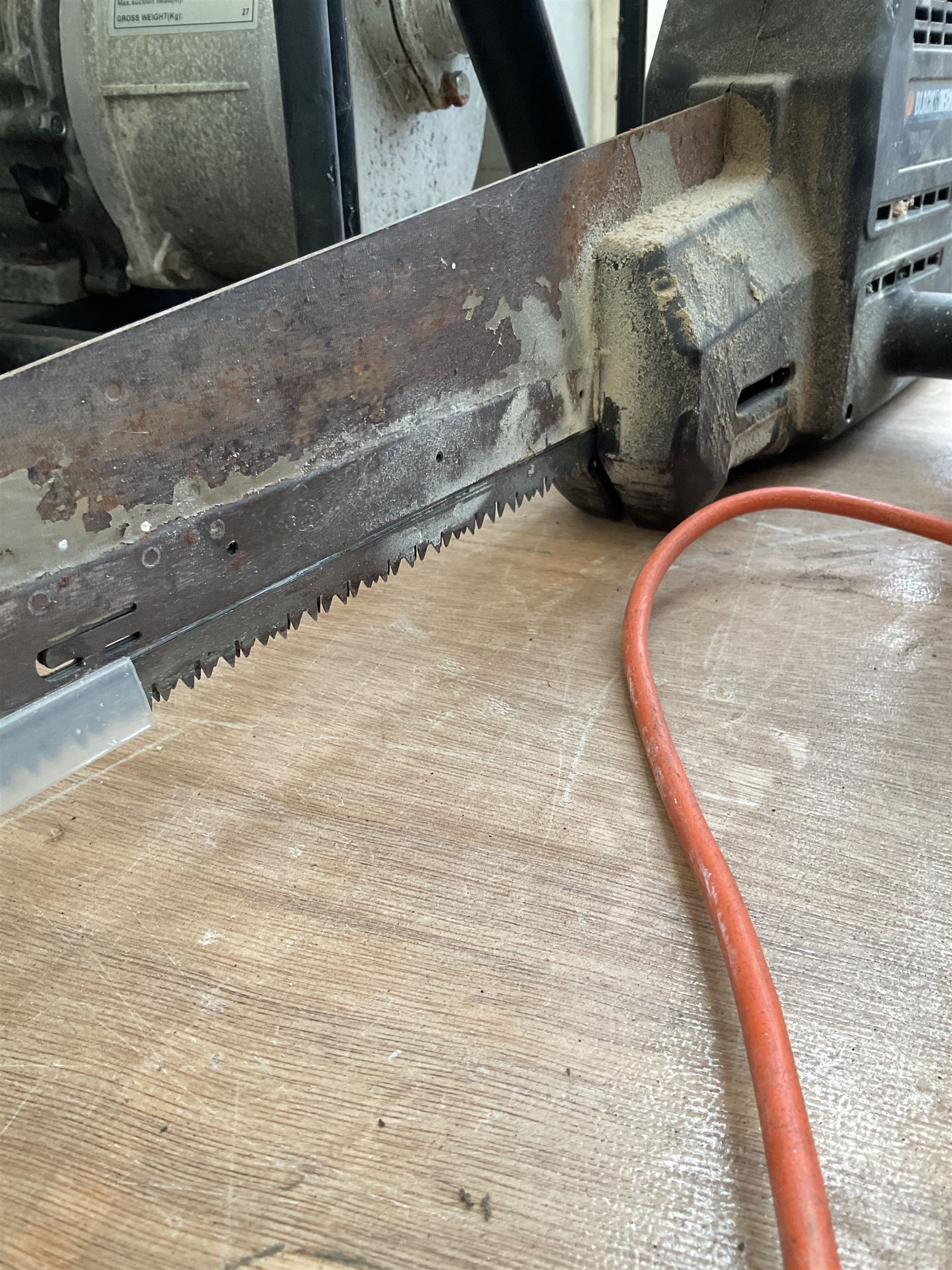 Set of four electric reciprocating saws with maintenance kit, DeWalt DW390, Black and Decker BD380 and Nutool - THIS LOT IS TO BE COLLECTED BY APPOINTMENT FROM DUGGLEBY STORAGE, GREAT HILL, EASTFIELD, SCARBOROUGH, YO11 3TX