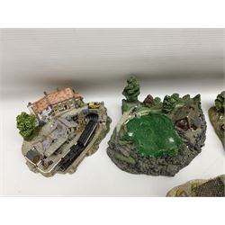 Twenty six Lilliput Lane models, to include Golden Harvest, Junk and Disorderley, Heaven Lea Cottage, Old Scrumpy Farm, Chantry Chapel Wakefield, etc, together with four similar cottages