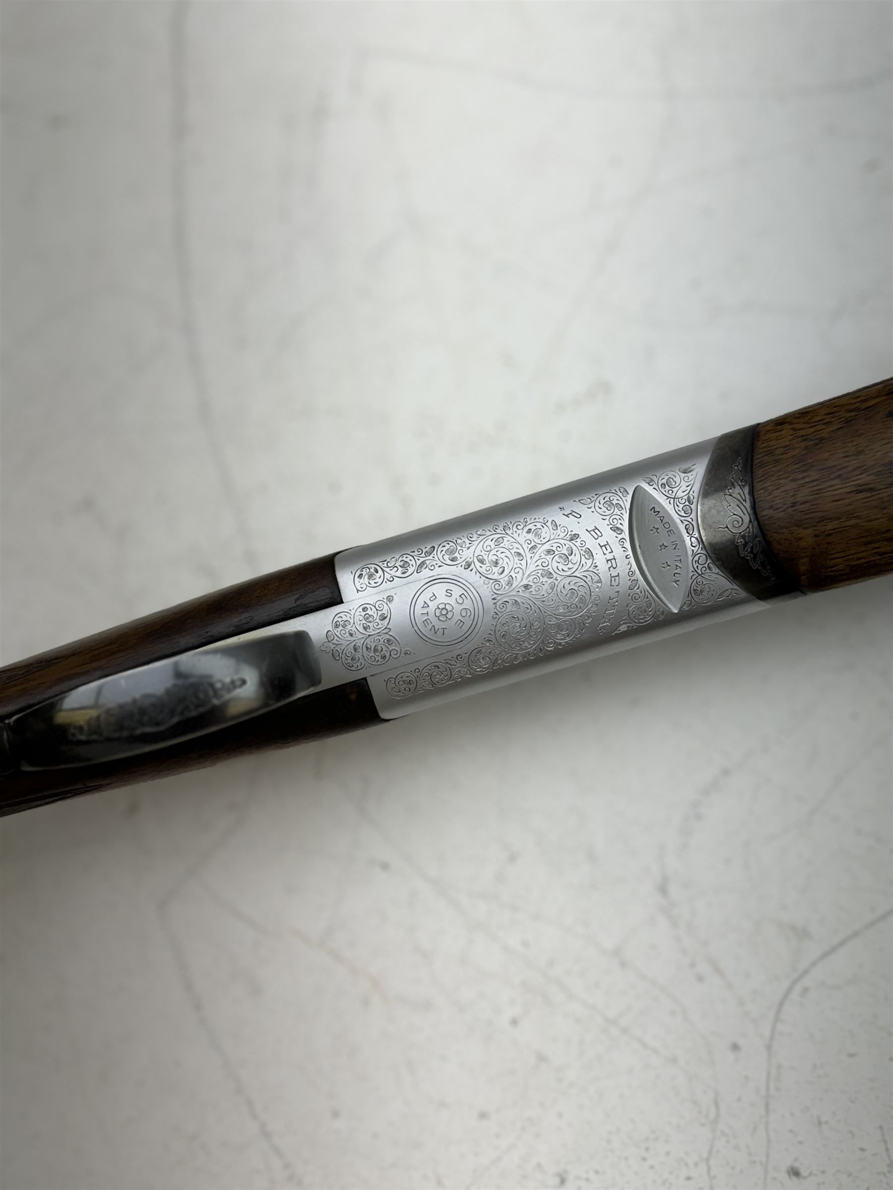 SHOTGUN CERTIFICATE REQUIRED - Italian Beretta S56E 12-bore over under shotgun, double trigger 71cm (28