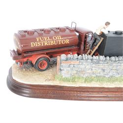 Limited edition Border Fine Arts 'Fuelling the Farm' no. B1161, limited edition no. 55/500, designed by Ray Ayres, boxed with certificate of authenticity