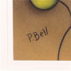 Peter Bell (Hull Contemporary): 'The Day the Flowers Come', pastel signed, titled verso 55cm x 77cm