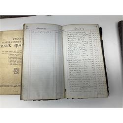 Queen Alexandra's Christmas Gift Book: Photographs From My Camera, Daily Telegraph, 1908, with silver mounted cover, the pierced frame modelled as flowers of The Union, hallmarked London 1908, no visible makers mark, Famous Water-colour painters I.-Frank Brangwyn, R.A., and II. W. Russell Flint, A.R.A., The Studio Limited, 1928, each with colour plates, John L Stoddard's Portfolio of Photographs of Famous Cities Scenes and Paintings, The Werner Company, etc., in one box 