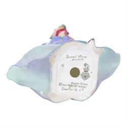 Three Royal Doulton figures, comprising Suzette HN2026, Sweet Anne HN1318 and Dorcas HN1338