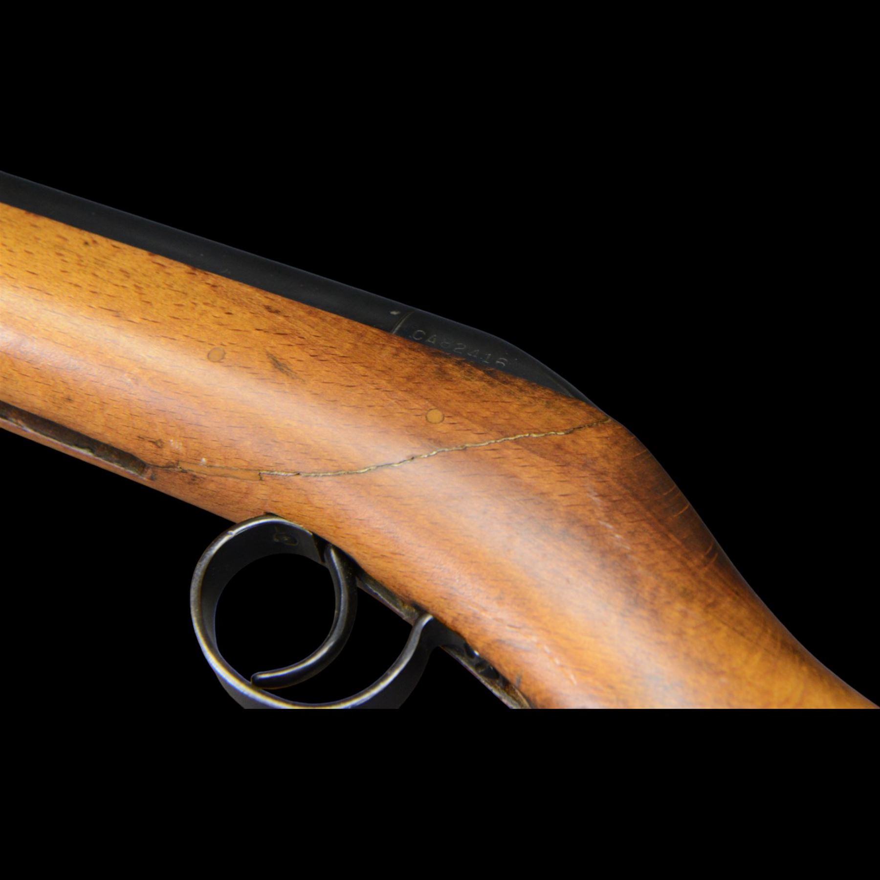 B.S.A. cadet .177 break barrel air rifle, serial number CA82416