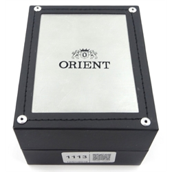  Orient automatic EM65-C1-A stainless steel wristwatch Japanese movement boxed with guarantee and extra links  