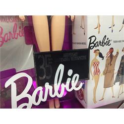 Barbie - 35th Anniversary fashion doll in factory sealed box; incomplete Magical Motorhome; three fashion doll horses; two Wardair flight attendant dolls; and Girl Guide doll with clothing and tent