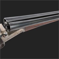 Master 12 bore double trigger, boxlock, side by side double barrel shotgun with 71cm (28