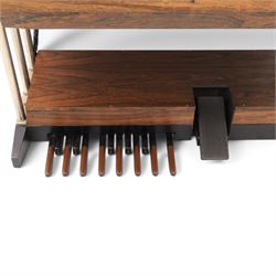 Hammond TTR 100 electric organ, with a palisander effect veneer, H94cm, W110cm