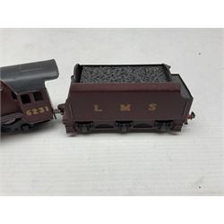 Hornby Dublo - 3-rail - EDL2 Duchess Class 4-6-2 locomotive 'Duchess of Atholl' No.6231 in LMS maroon; Class A4 4-6-2 locomotive 'Silver King' No.60016 in BR green with associated tender; and re-named Class A4 4-6-2 locomotive 'Lord Faringdon' No.60034 in matt green and BR gloss green tender; each in modern collector's plain blue box (3)