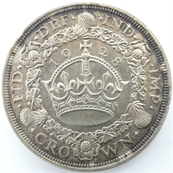  Great British King George V 1928 crown  