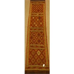  Suzni Kilm runner rug, 295cm x 67cm  