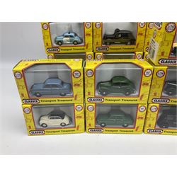 Seventy Classix Transport Treasures 1:76 scale die-cast models, all boxed (70)