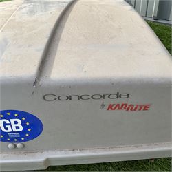 Concorde Karrite vehicle storage box with key - THIS LOT IS TO BE COLLECTED BY APPOINTMENT FROM DUGGLEBY STORAGE, GREAT HILL, EASTFIELD, SCARBOROUGH, YO11 3TX
