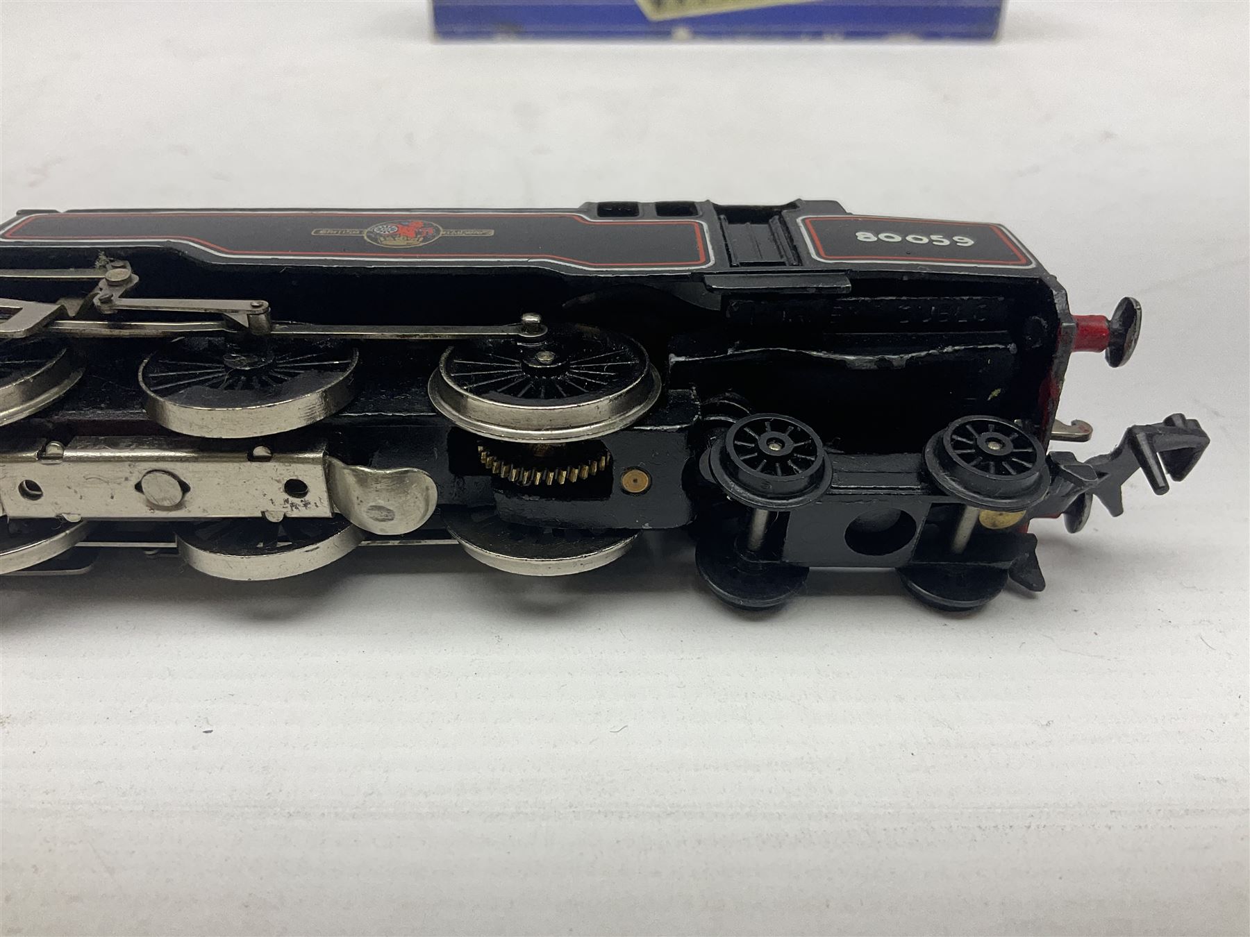 Hornby Dublo - 3-rail Class 4MT Standard tank 2-6-4 locomotive No.80059 in lined BR black; in original box