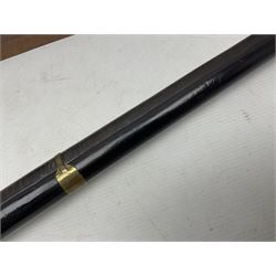 19th century Arabian(?) jezail flintlock musket, approximately 28-bore, the 137cm(54