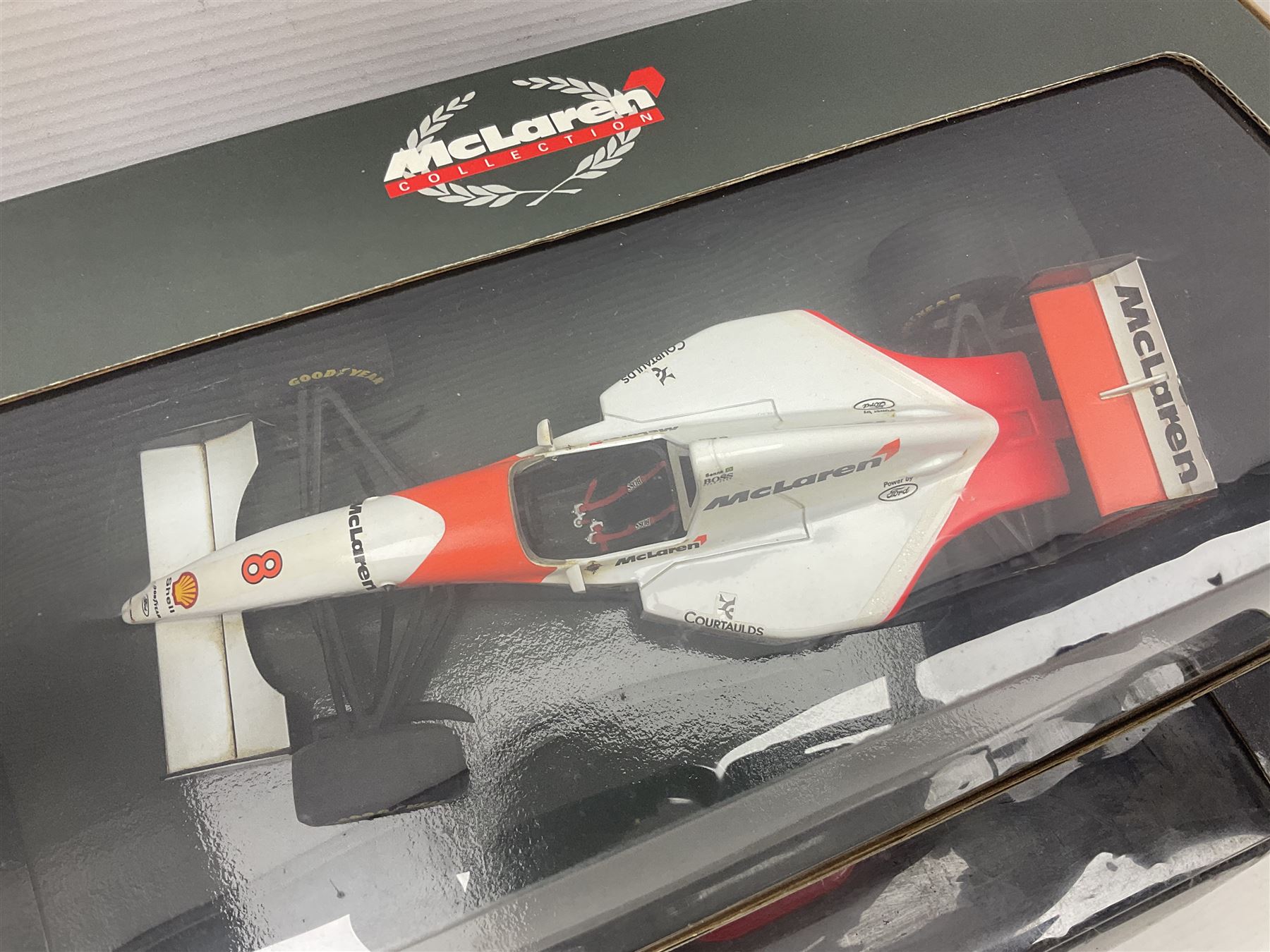 Four Paul's Model Art 1:18 scale racing cars - Ferrari 412 T2 G