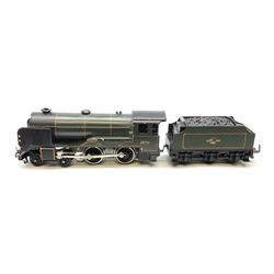 Trix Twin - three-rail Schools Class 4-4-0 locomotive 'Dover' No.30911 in British Rail green with tender; unboxed