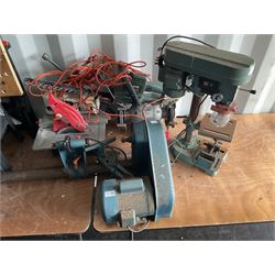 Tools, to include: Nutool pillar drill, 
