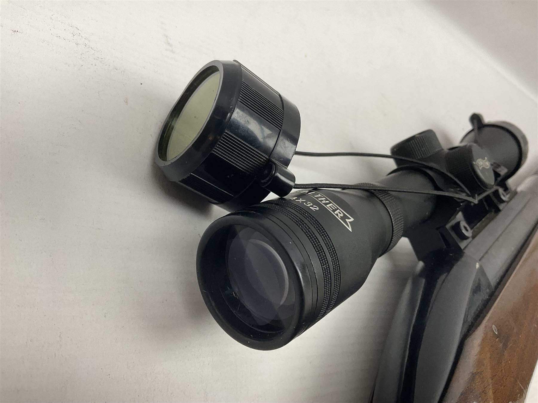 BSA .22 air rifle with under-lever action, the 51cm (20