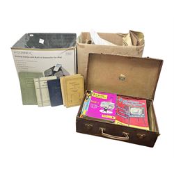 Collection of early to mid 20th century magazines, books and ephemera relating to radio and television repair and valves, including price lists, catalogues, service manuals, 1950s and 1960s Practical Wireless, Practical Television and The Radio Constructer magazines, etc as per lists