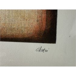 Renzo Galassi (Italian contemporary): 'Inys' and 'Zohan', pair screenprints signed titled and numbered 6/30 and 11/30, respectively, 64cm x 33cm (2) (unframed)