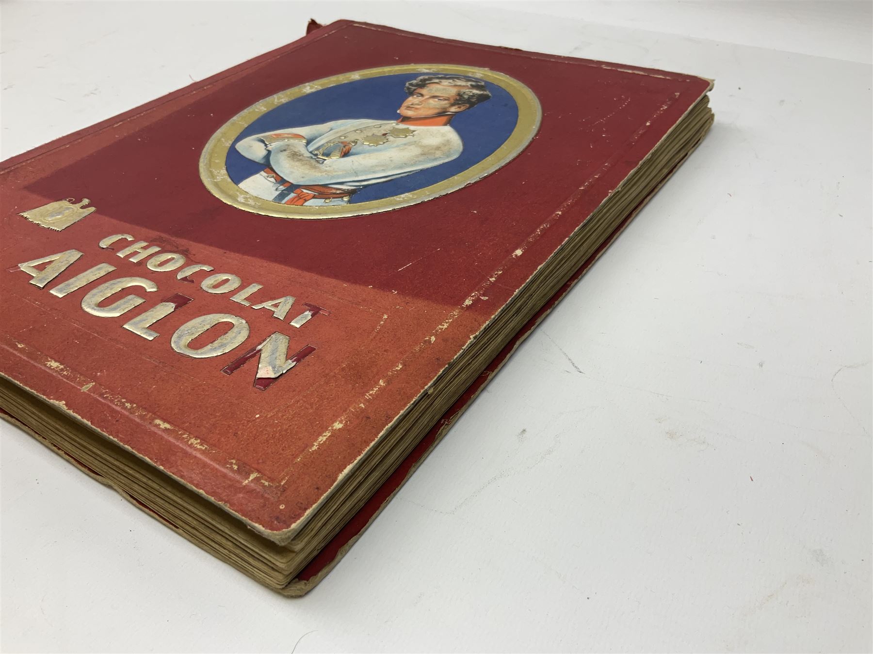 Magnus Laurie: The West Riding Territorials in the Great War. 1920: German Haus Neuerburg cigarette card album entitled Der Bunte Rock depicting 19th century military uniforms; French Chocolat Aiglon trade card album including some military costumes; and a cigarette card album, some of military interest (4)