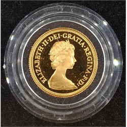  1979 gold proof sovereign, without certificate  