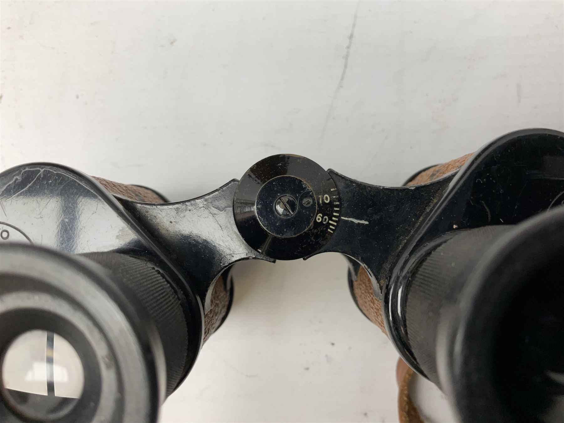 Pair of Bausch & Lomb U.S.A. 30mm binoculars and a pair of WWII period Bino Prism No.5 MKV 7X binoculars dated 1944 (2)