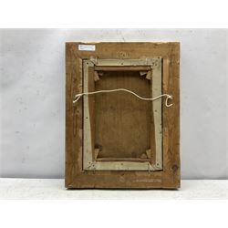 David W Haddon (British fl.1884-1914): The Old Fisherman, oil on canvas signed 34cm x 24cm