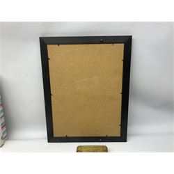 Framed WW2 'Special Order of the Day' poster date 24th May 1940 relating to Narvik in Norway; WW1 Princess Mary Christmas tin with quantity of uniform buttons; cigarette silk of the Prince of Wales in uniform; Royal Navy dinner menus, including HMS Daedalus Taranto forty-third, forty-fourth and forty-fifth anniversary dinners, 1983-1985, the wardroom mess summer ball, etc   