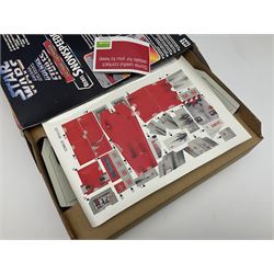 Star Wars - La Guerra De Las Galaxias La Guerre Des Etoiles - A-Wing Fighter; Luke's T-16 Skyhopper; Darth Vader's TIE Fighter; and Rebel Snowspeeder; all boxed (4)