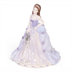 Coalport figure English Rose Collection : Last in the Series, Lilac Time, No. 86 of 1000, ...