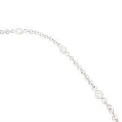 18ct white gold sapphire and diamond milgrain set necklace, oval cabochon cut sapphire surrounded by eight round brilliant cut diamonds and eight French cut sapphires, suspending from a diamond set leaf pendant, single round brilliant cut diamond and a larger old cut diamond, the chain set with six graduating cabochon cut sapphires, each surrounded by diamonds and spaced by a single diamond and a diamond set leaf, to a belcher link chain necklace, hallmarked, total sapphire weight approx 27.00 carat, total diamond weight approx 7.50 carat