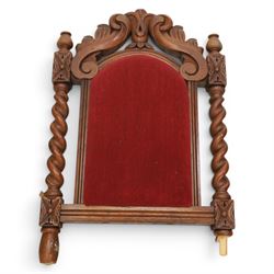 Set of six Victorian high-back dining chairs with spiral turned uprights and supports