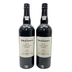 Grahams, 2011, vintage port, 75cl, 20% vol, two bottles