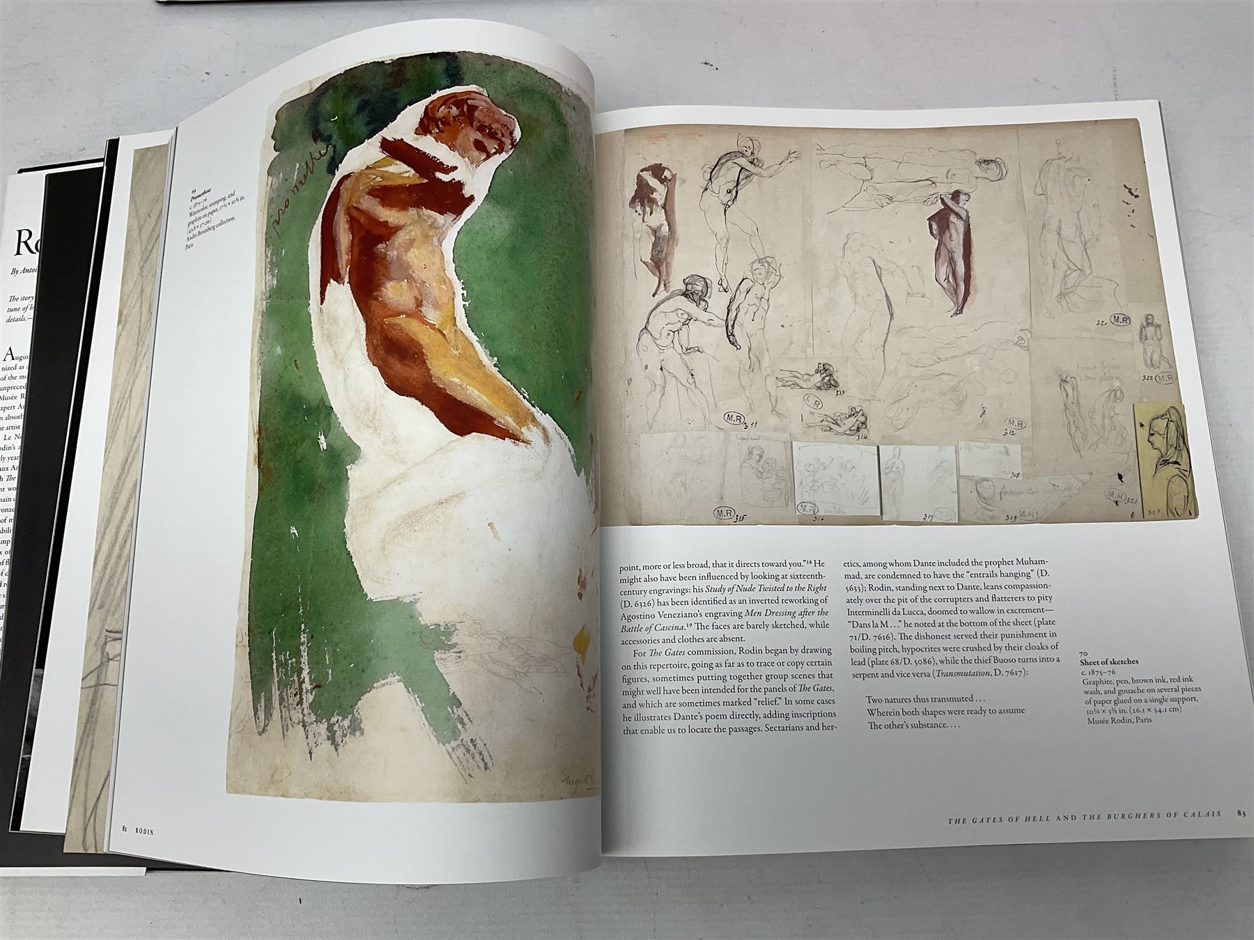 Fourteen assorted photography and art reference books, to include Edvard Munch, Rodin, Brett Weston, Ansel Adams, etc