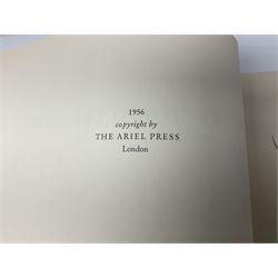 Pierre-Joseph Redoute; two copies of Roses 2, published by The Ariel Press, London 1956, containing coloured plates 