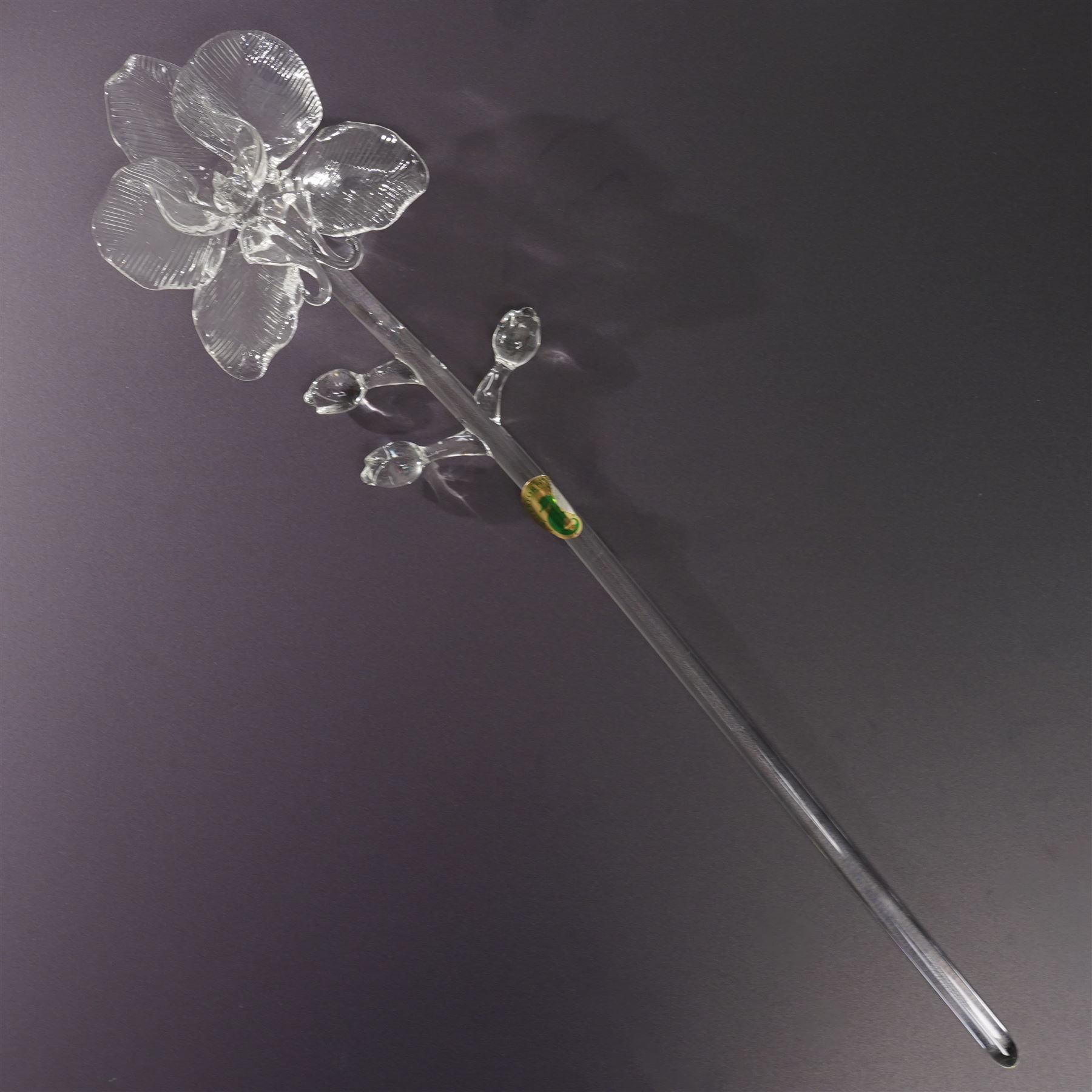 Set of six Waterford Crystal flowers, to include Fleurology Sunflower, Tulip, Lily, Rose, and others not Fleurology comprising Orchid and Calla Lily, in original boxes