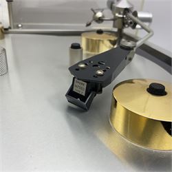 1970s Transcriptor Saturn turntable with paperwork including original receipt dated June 1973 and some accessories