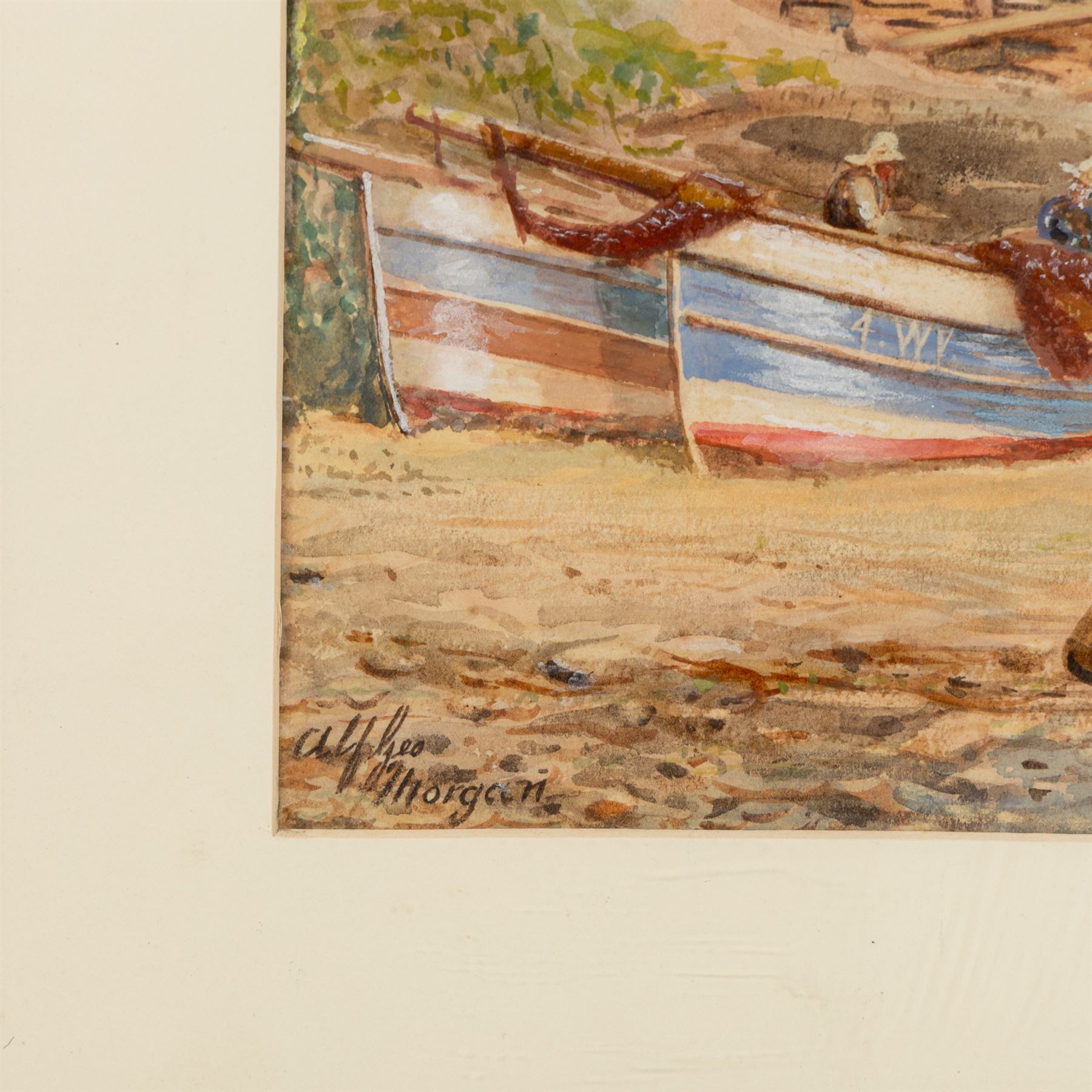Alfred George Morgan (British 1848-1930): 'The Forge', View of Rigg Mill - Whitby and Distant View of Whitby Castle, set of three watercolours signed max, one titled verso 40cm x 26cm (3)