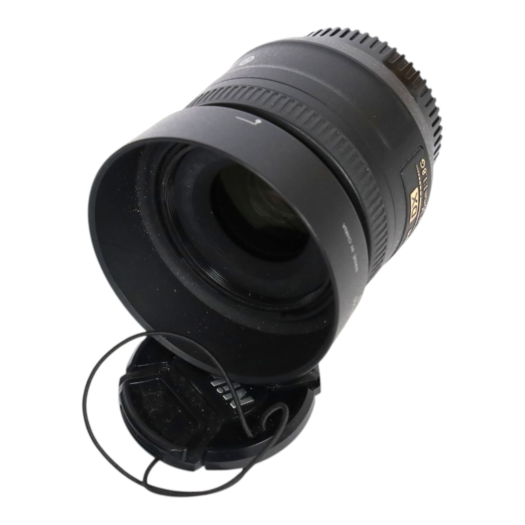 Three DSLR camera lenses, comprising Nikon Nikkor AF-S DX 35mm f/1.8G, boxed, Tokina AT-X Pro 11-16mm F28 Aspherical lens, boxed and Nikon Nikkor AF-S 16-80mm 1:2.8-4E ED lens and a 