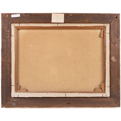 Stephen Denison (British 1909-1965): 'Kirkby Malzeard - Yorkshire', oil on canvas signed and dated '49, titled verso 44.5cm x 60cm
Provenance: purchased Bonhams 18th Nov 2003, Yorkshire Pictures, Lot 153.