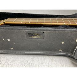 Vintage Daion twelve-string acoustic guitar L107.5cm; in hard carrying case