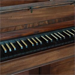 Mid-18th century Johannes Schnetzler (John Snetzler) Chamber Organ 1742
Single manual chamber organ, five octave keyboard with 58 keys GG-f3, A=427, with ebonised naturals and ivory faced sharps. With six speaking stops, Open Diapason, Twelfth, Cornet, Stopped Diapason, Flute and Fifteenth. Crank foot operated single rise reservoir. Case with alterations from the early part of the 19th century including the “gothic” arches and rectangular watered silk panels. Some of the pipework has been replaced, all the pipework is however present and the organ plays, however the pipe work is dirty and in need of attention, the action and stop work is also in need of some repair, adjustment and regulation. Thought to be the oldest Schnetzler chamber organ in Great Britain and is referred to in some sources as possibly owned by Handel who lived in London when Schnetzler worked there. However there is no documentary evidence to confirm this. Full notes and technical details regarding the background, restoration and history of this instrument can be found in The Harley Foundation Historical and Technical Report No 29 (2005) by Edward Bennett and Martin Goetze. This report can be downloaded 
HERE.

Given the intricate nature of these historic instruments, specialist support will be available if required – including a professional organ builder prepared to undertake full dismantling and reassembly – to assist successful buyers with safe removal and onward handling. Price upon application. 

This item has been registered for sale under section 10 of the APHA Ivory Act Reference GXAQ2W4S




