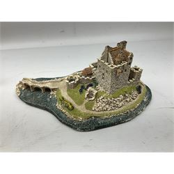 Lilliput Lane 'Harvest House' special edition figure group, limited edition of 4950, boxed with certificate, together with 'Eilean Donan Castle' model, boxed with deed